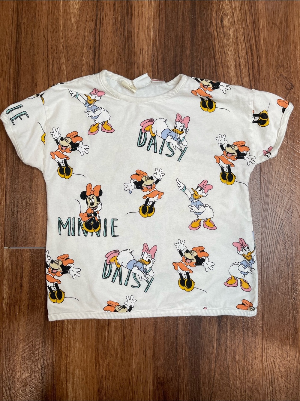 Disney Baby Minnie Mouse Daisy Duck All Over Print T-Shirt Size 4-5 Years